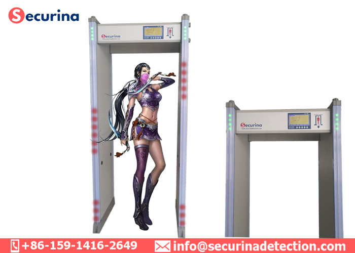 IP65 Airport Security Detector Body Metal With Self Diagnostic Program Built In