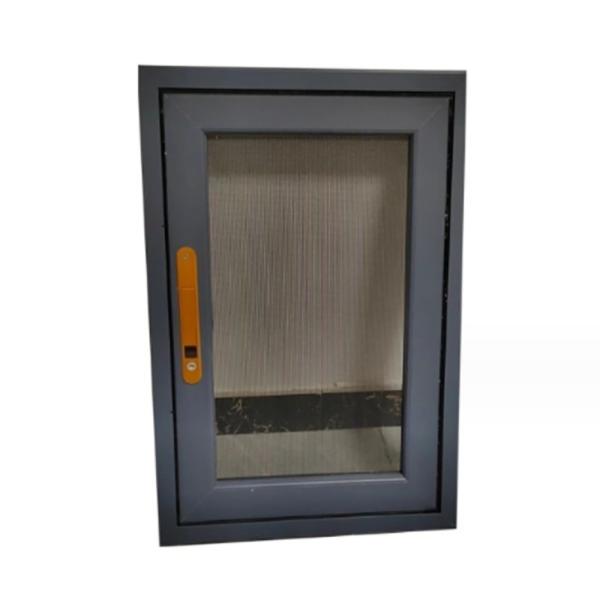 Level 8 Wind Pressure Resistance Aluminum Alloy Casement Window with Soundproof