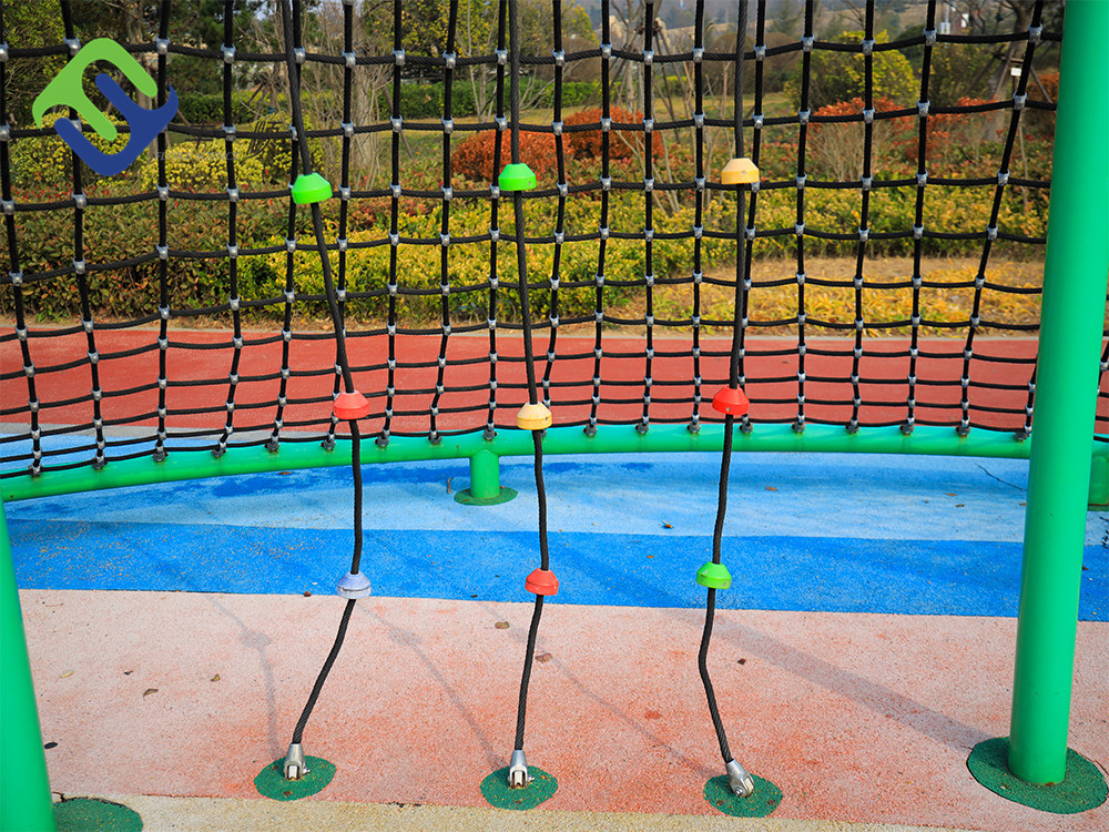 16mm 6 strand Steel Wire Combination Rope For Climbing Net Playground