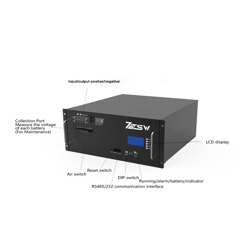 51.2V Lithium Ion Battery Residential Hybrid 100ah Deep Cycle Battery