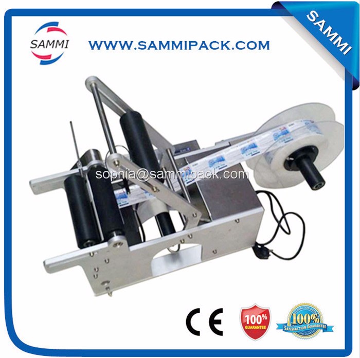 220v Electric Semi Automatic Round Bottle Labeling Machine Multifunctional