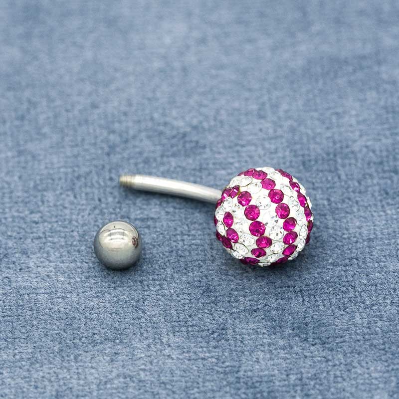 Stainless Steel Belly Button Piercings Jewelry Women'S Crystal Belly Button Rings