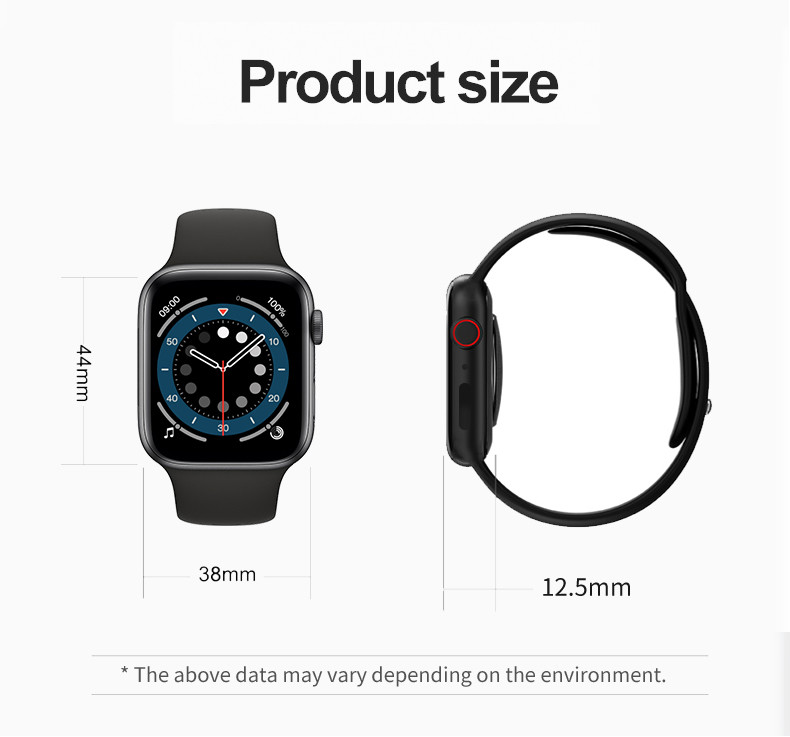 U98 Plus BT 5.0 Iwo5 Body Temperature Smartwatch Bluetooth Call