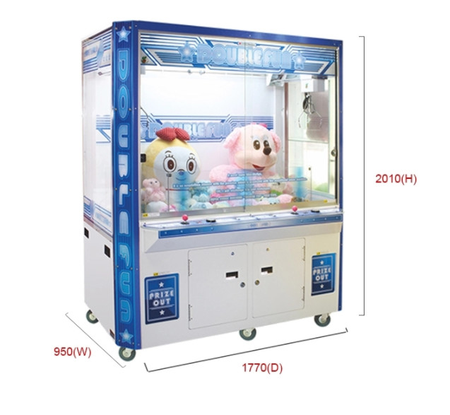 Club Party Coin Operated Toy Claw Crane Game Machine