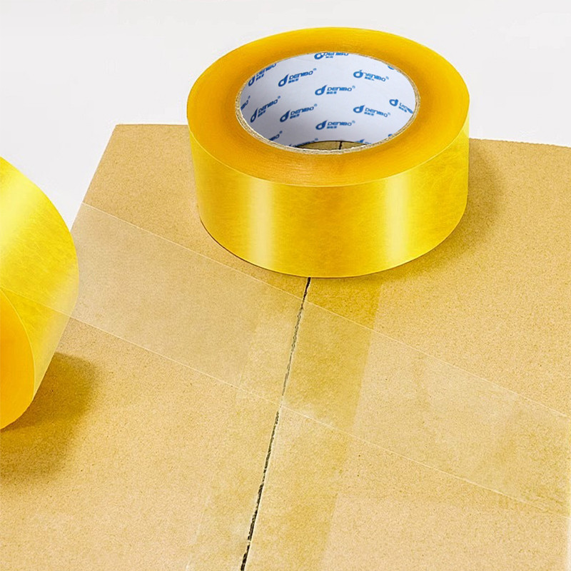 Clear Adhesive Glue BOPP Packing Tape For Carton Sealing And Masking