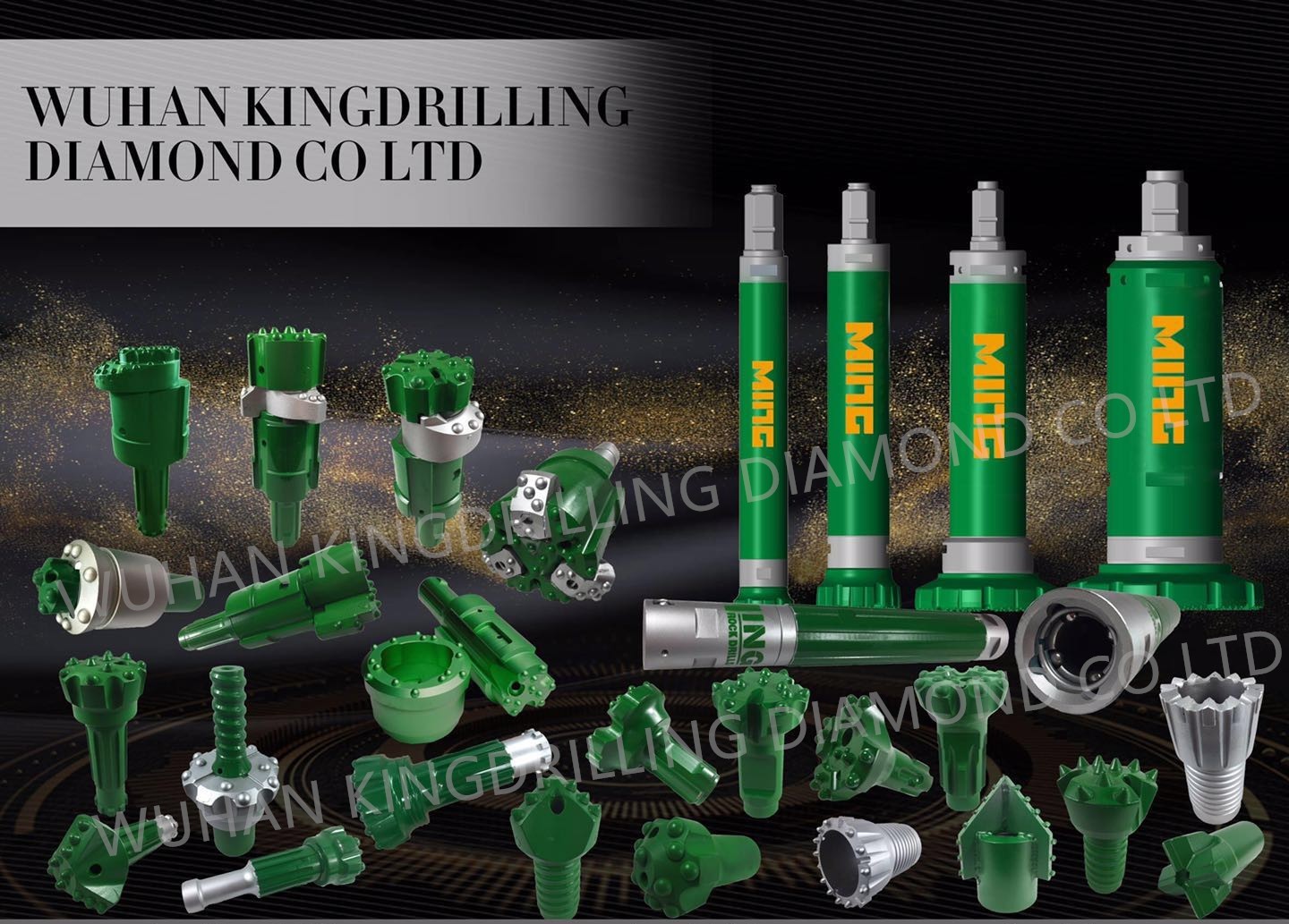 DHD DTH Down The Hole Hammer Drill Bits 110mm Bayonet