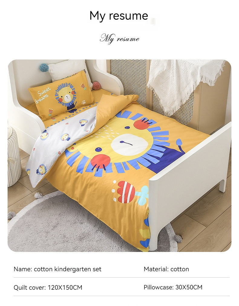 Customized Services Strength 100% Cotton Designer Bedding Sets for Nursery School Kids