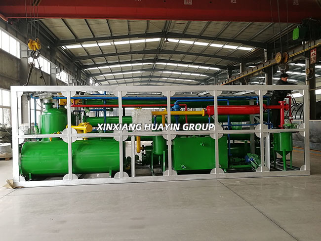 Non Catalytic Plastic Oil Tyre Pyrolysis Plant 1-15 Ton