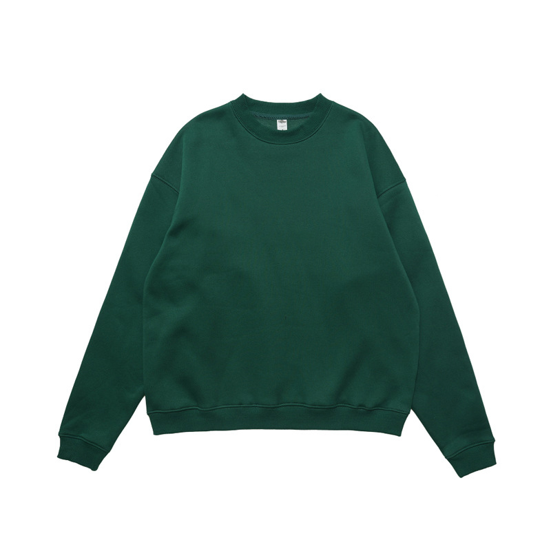 Thick Drop Shoulder Plain Blank Custom Hoodies for Men's Oversize in 100% Cotton Fabric