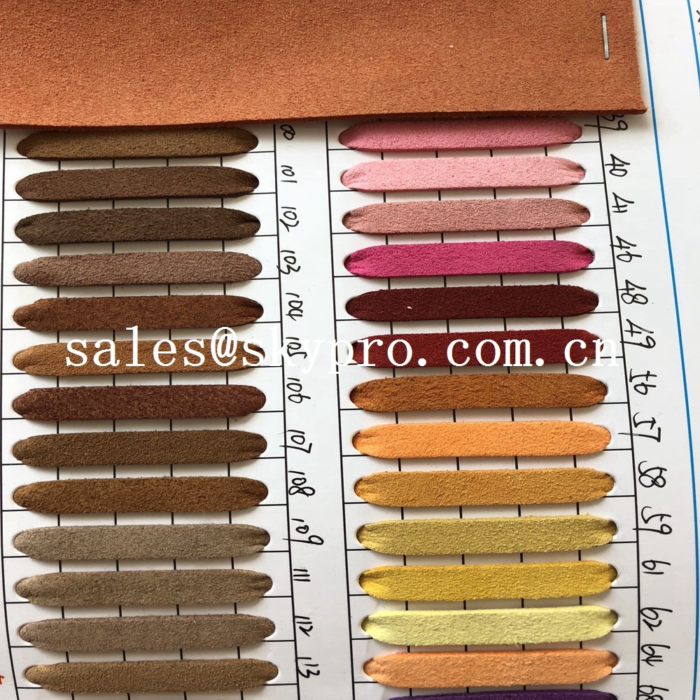 Sofa Leather Fabric synthetic chamois leather , Wear Resistant PVC Leather For Bag