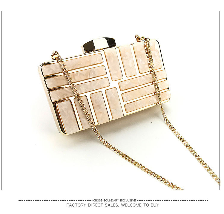 Small Square Bag Ladies Banquet Mobile Phone Hand Shoulder Bag Woman Party Clutch Handbag