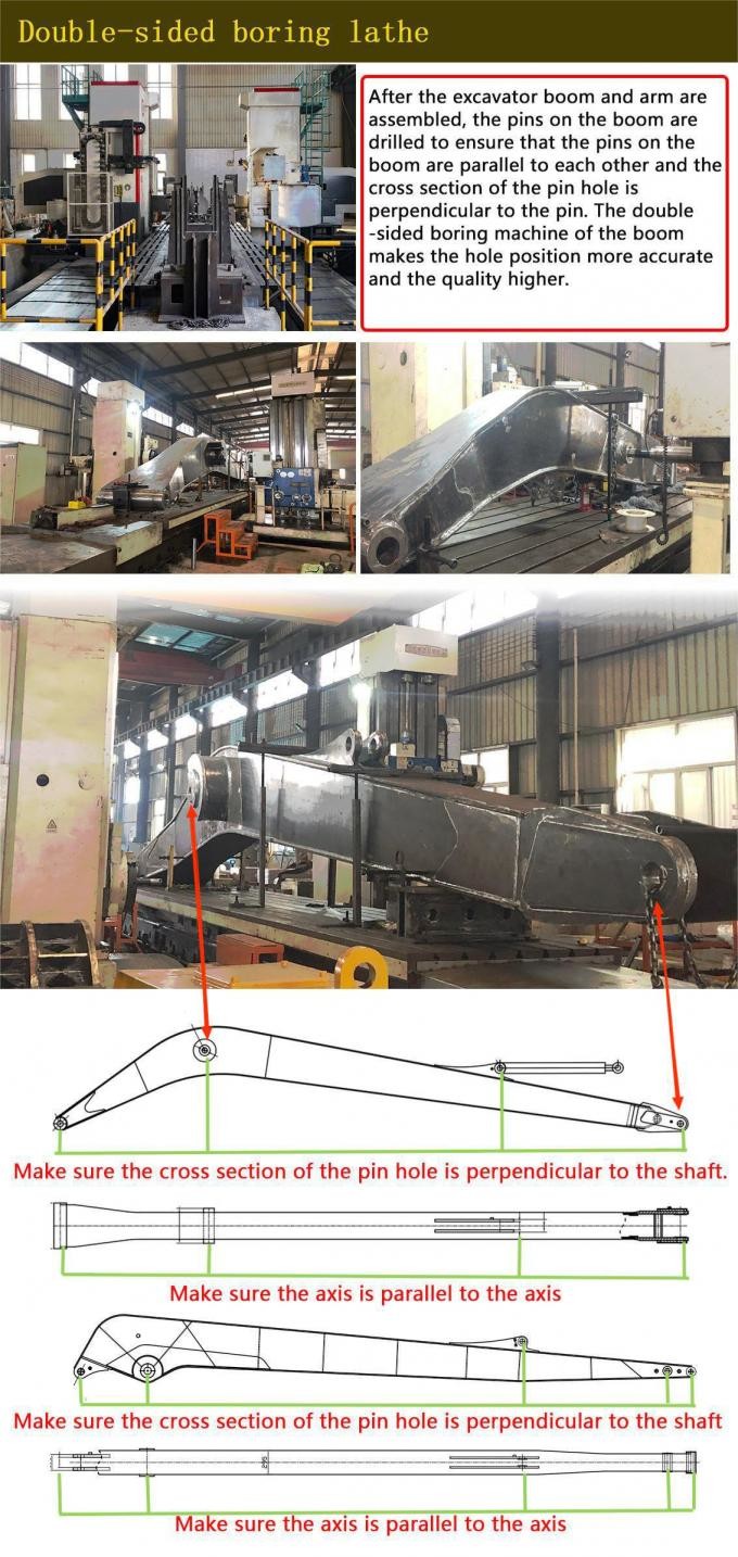 Clamshell Telescopic Arm With Clamshell Bucket Grapple Digging House Foundation