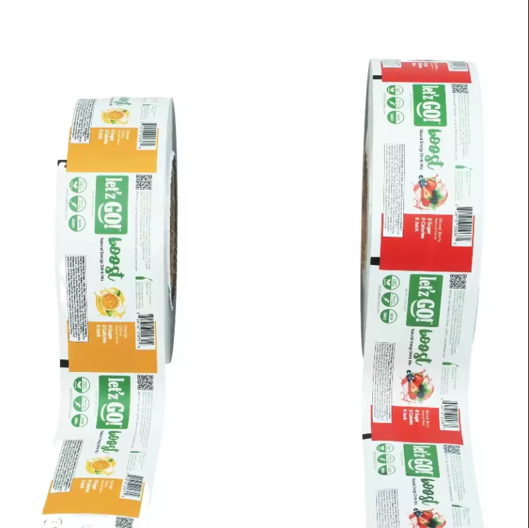 Custom Printing Automatic Sachet Packaging Food Grade Plastic Laminated Aluminium Foil Roll Film Cookies Food Packaging