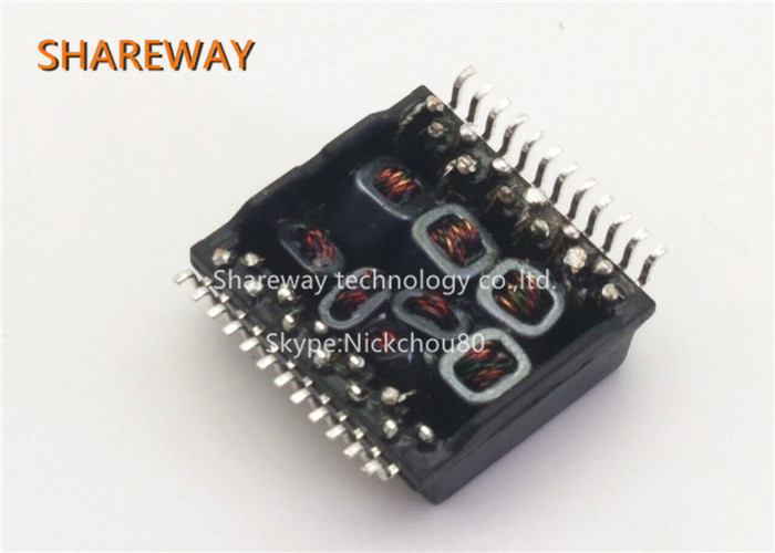 ETH1-460 24 Pin PoE++ Audio Transformers For LTC4266A PSE Controller