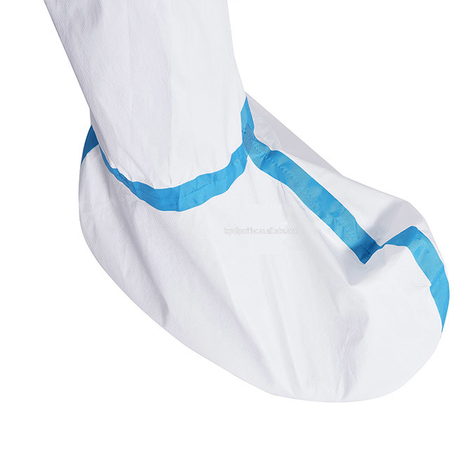 Safety Disposable Protective Suit Non Woven Fabric Chemical Protective
