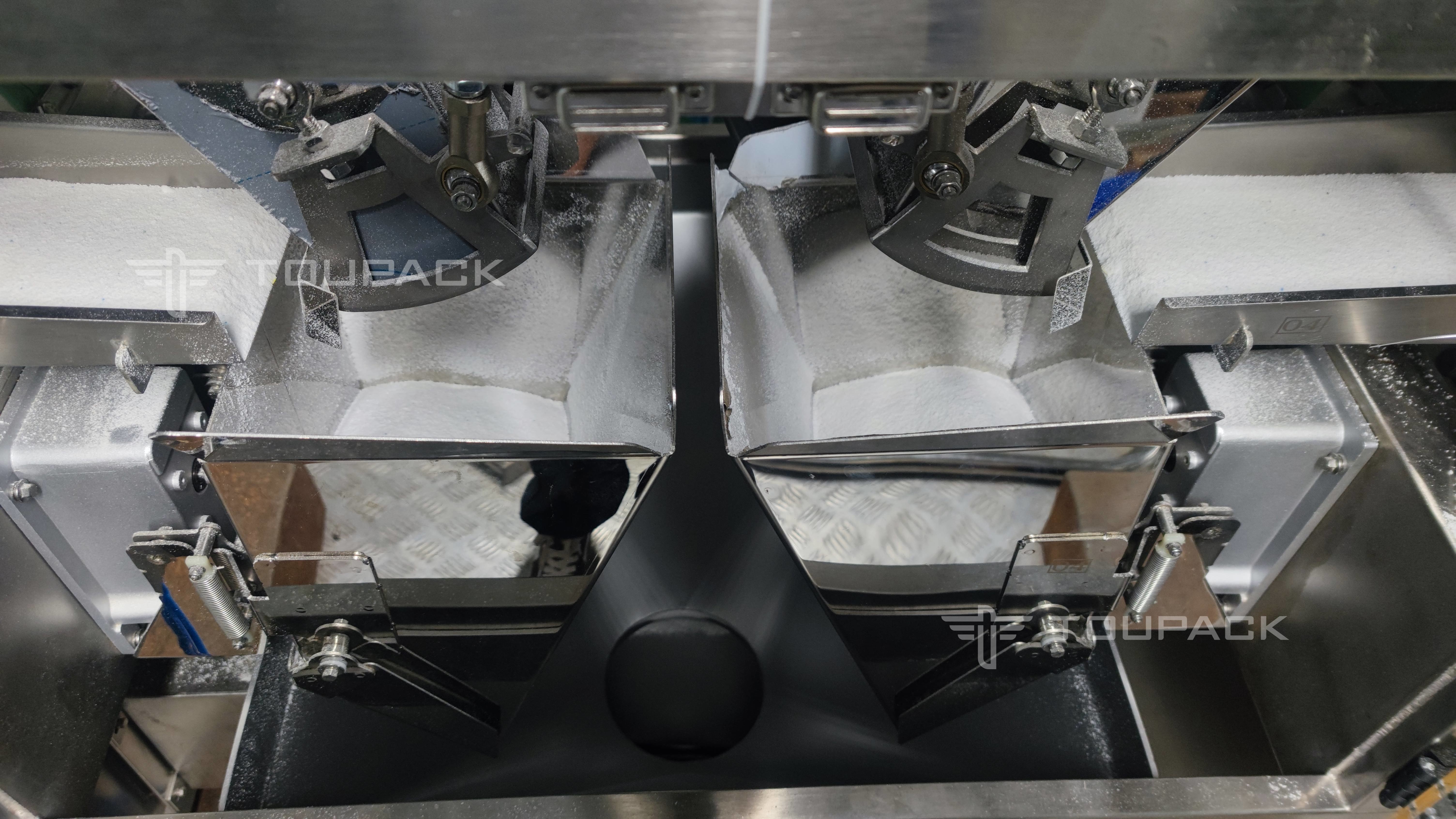 Washing Powder Pouch Packing Machine Multihead Weighing Laundry Dertergent Powder Bag Filling Machine