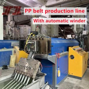 Adjustable Tension PP Strap Extrusion Line With Double Station Winder