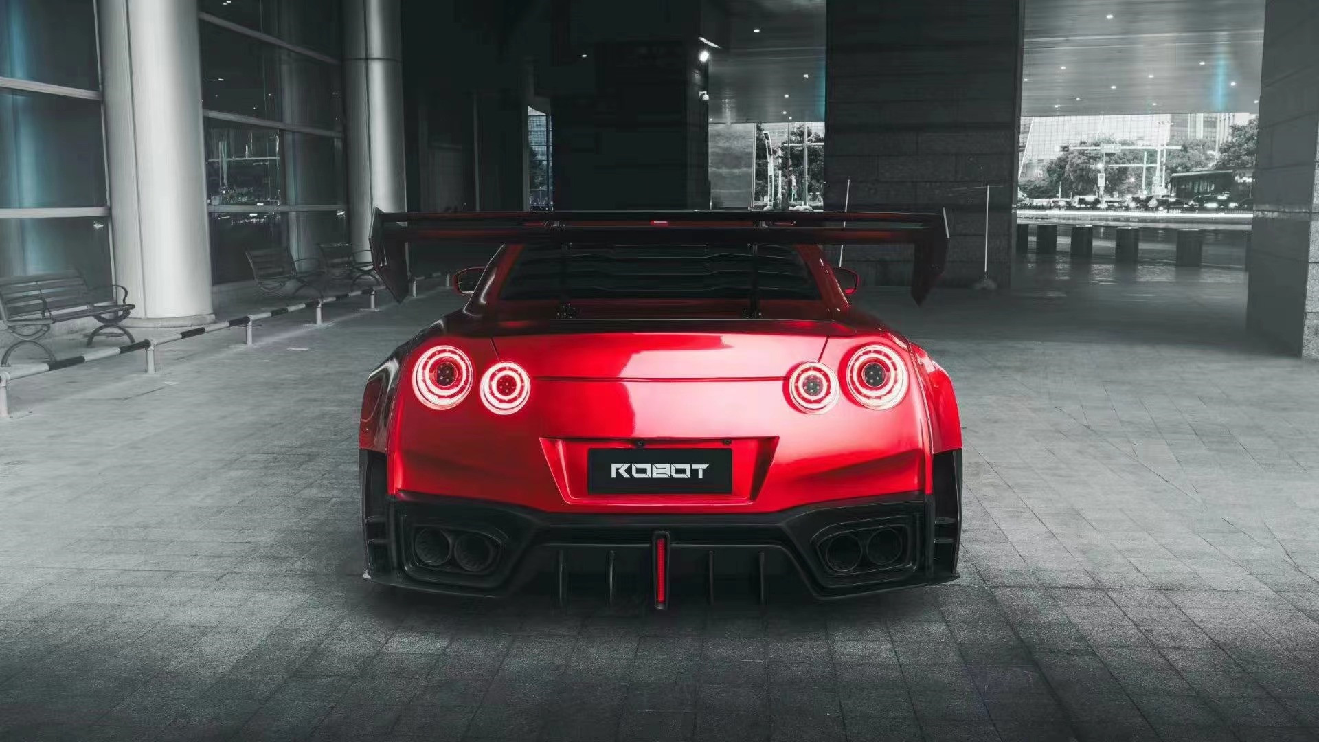 Customized 2022 Nissan Body Kit Front And Rear GTR R35 Car Bumper Covers