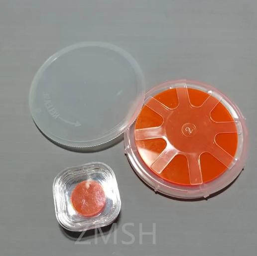Transparent Orange Undopped GaP Wafers P Type N Type 200um 350um 5G Light