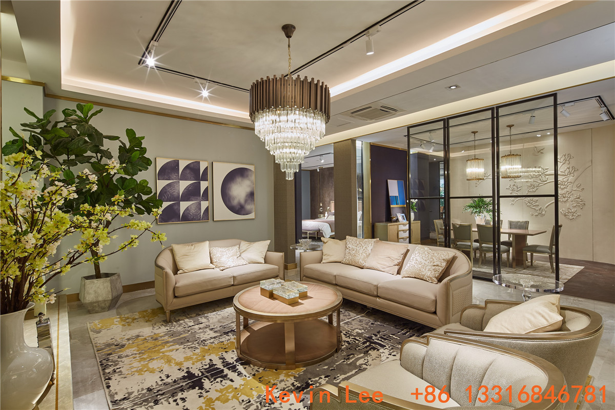 Custom made furniture factory who supply hotel furniture console table and coffee table for Lobby Leisure furniture
