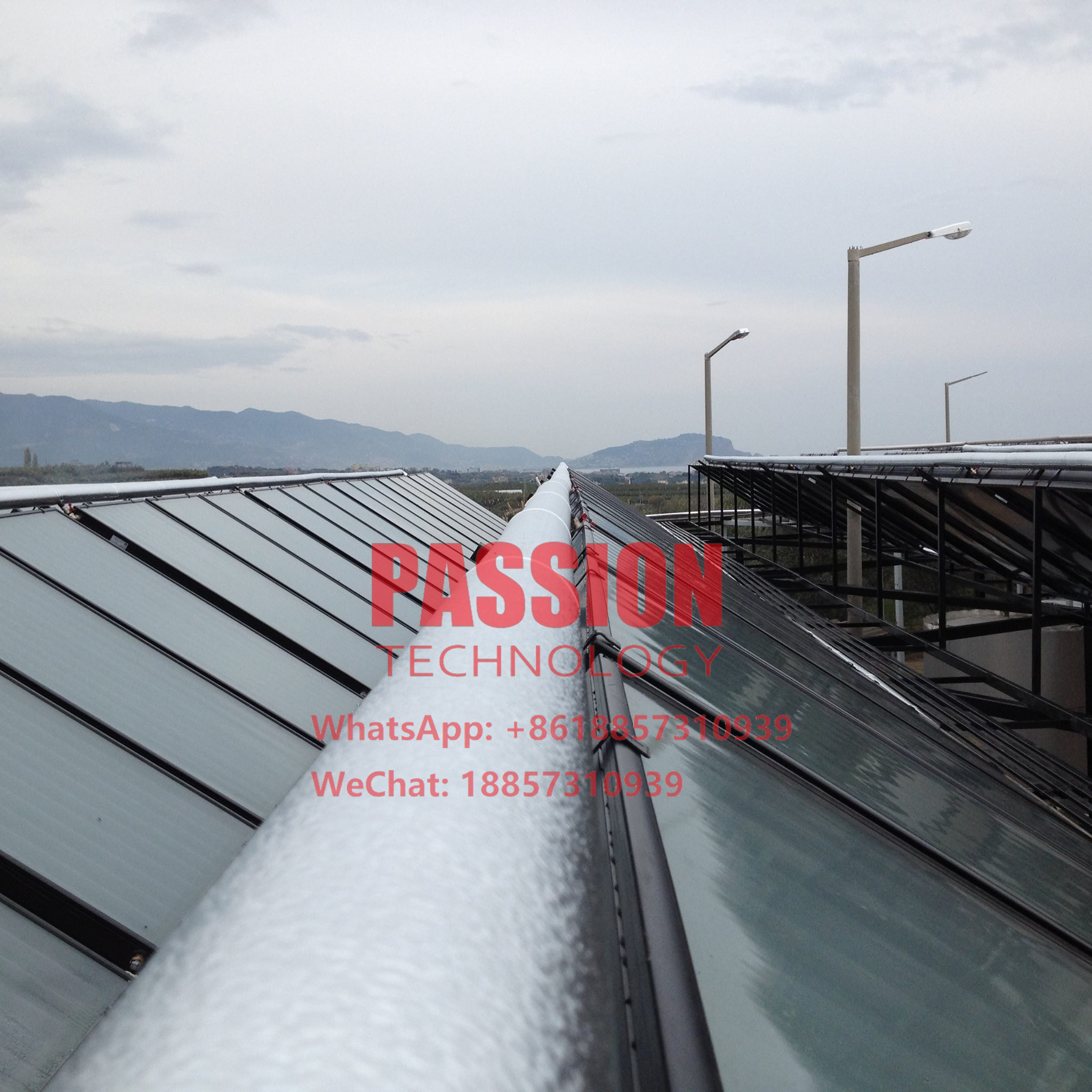 2m2 Blue Color Flat Plate Solar Collector 200L Flat Panel Solar Water Heater
