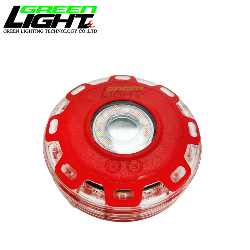 Led Rechargeable Warning Light for Traffic Road Multiple Lighting Modes Satisfy