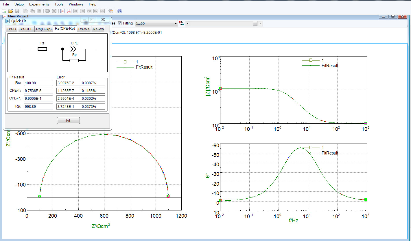 Battery Testing Multichannel Potentiostat 4 Channel Potentiostat CS310X