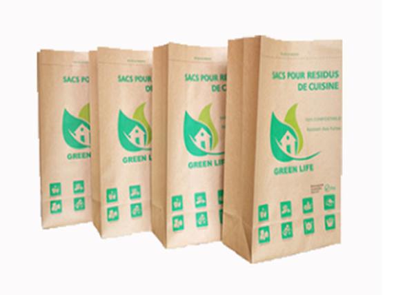 Eco Friendly Pinch Bottom Paper Bags Polypropylene Kraft Paper Bags High Tensile