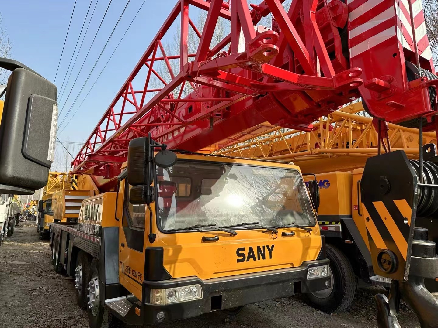 Second Hand 50 Ton Hydraulic Truck Crane 50T Mobile Truck Crane SANY STC500