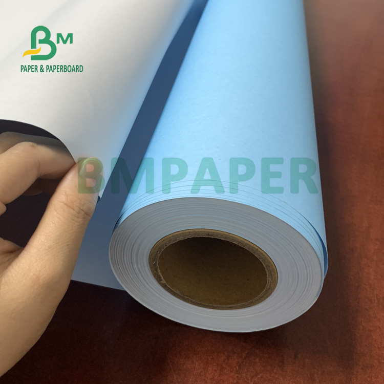 Good Smoothness Single Side Blueprint Bond Paper For Copying 24" X 300ft 