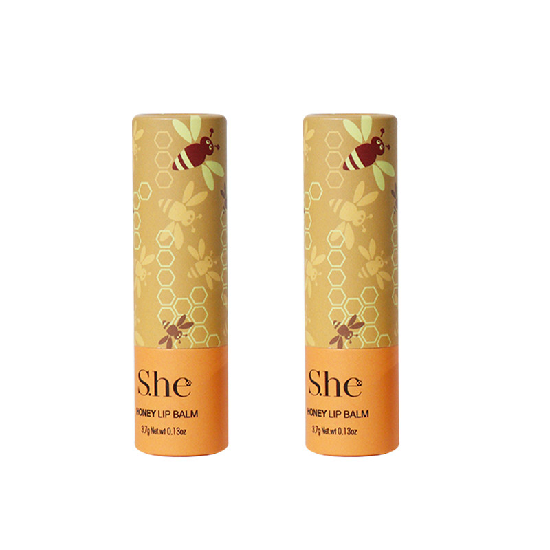 Custom Printing Lip Balm Container Concealer Empty Round Paper Lipstick Tube