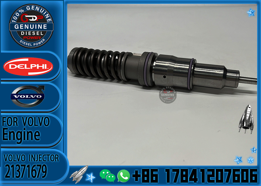Diesel Fuel Injector 21371679 21340616 BEBE4D25001 for Volvo MD13 D13C Engine