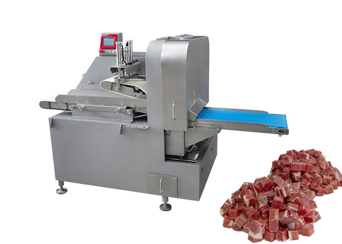 2-Dimension Frozen Beef Pork Meat Slicing Dicing Machine 800KG/H For Commercial