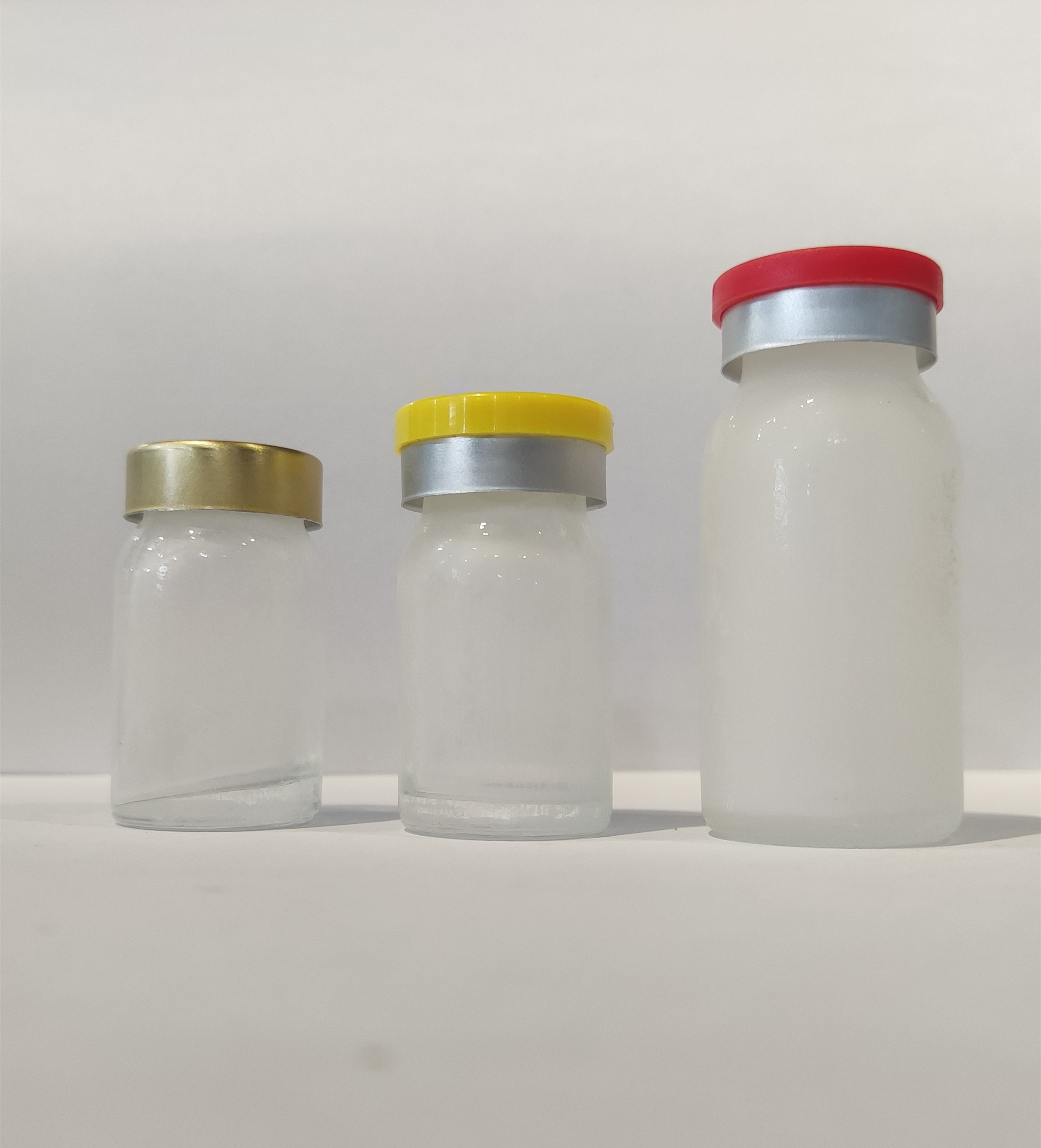 5ml Vulcanized Molded Glass Vial Hot Stamping Glass Reagent Bottles