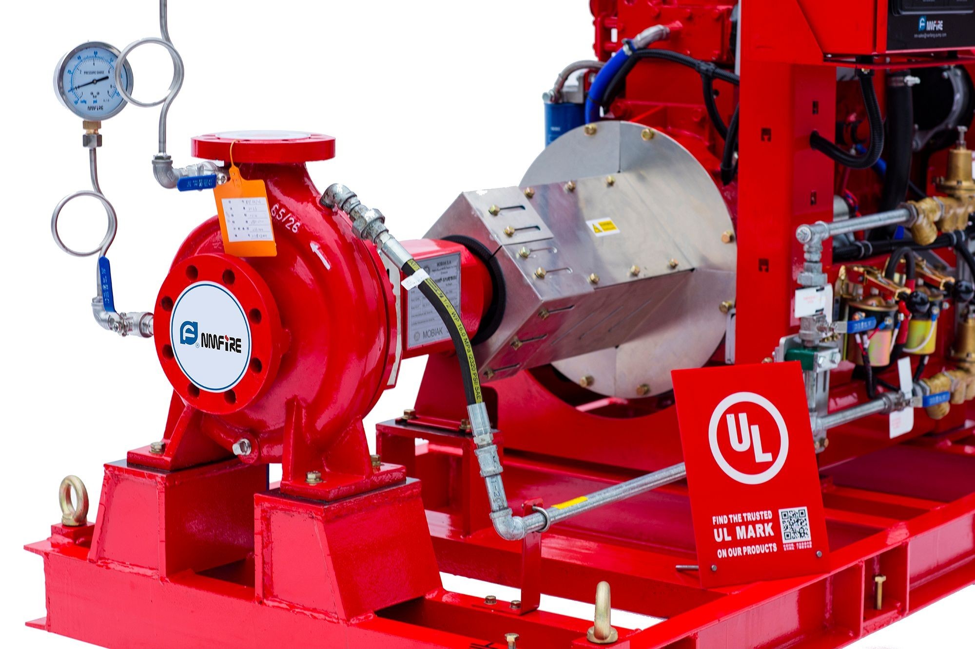 2000GPM 1480RPM Diesel Engine Split Case Centrifugal Pump For Fire Fighting