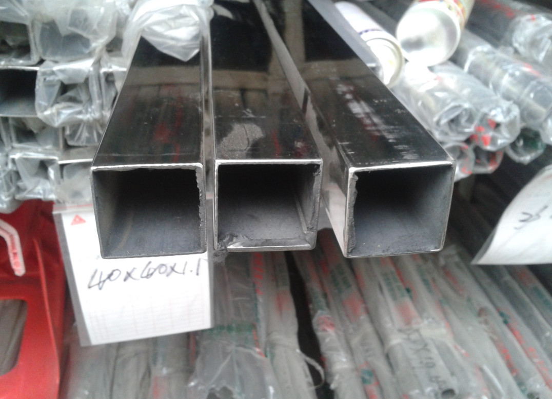 Decorative Stainless Steel Square Tube Polished SS201 SS304 310L 316