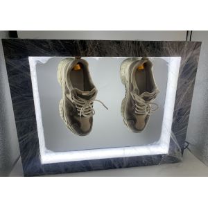 NEW magnetic levitation floating double shoes display racks