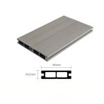 WPC Cladding Panel 90x24.5mm Wood Plastic Composite for Wall Floor