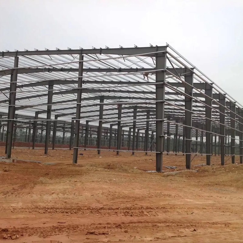 Prefab Building Hot Dip Galvanized Steel Structure Workshop For Industrial Use