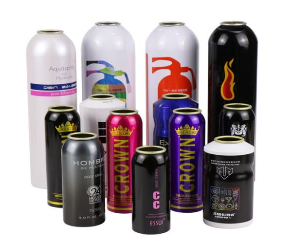 Cosmetic Detergent Aluminium Monobloc Aerosol Cans 15ml-600ml Spray Paint