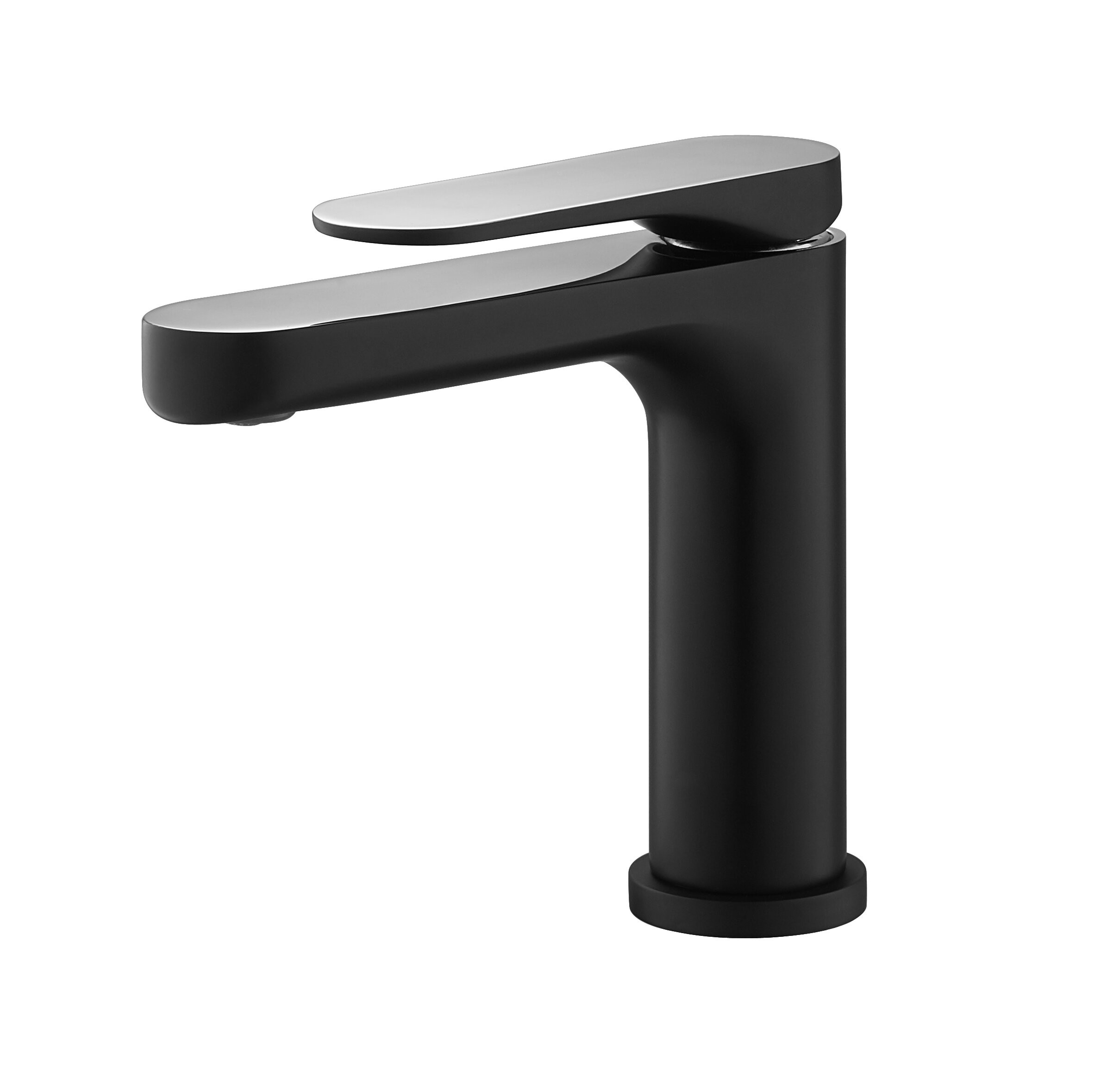 Matt black&chrome Wash basin Faucet 25mm Ceramic Cartridge Faucet