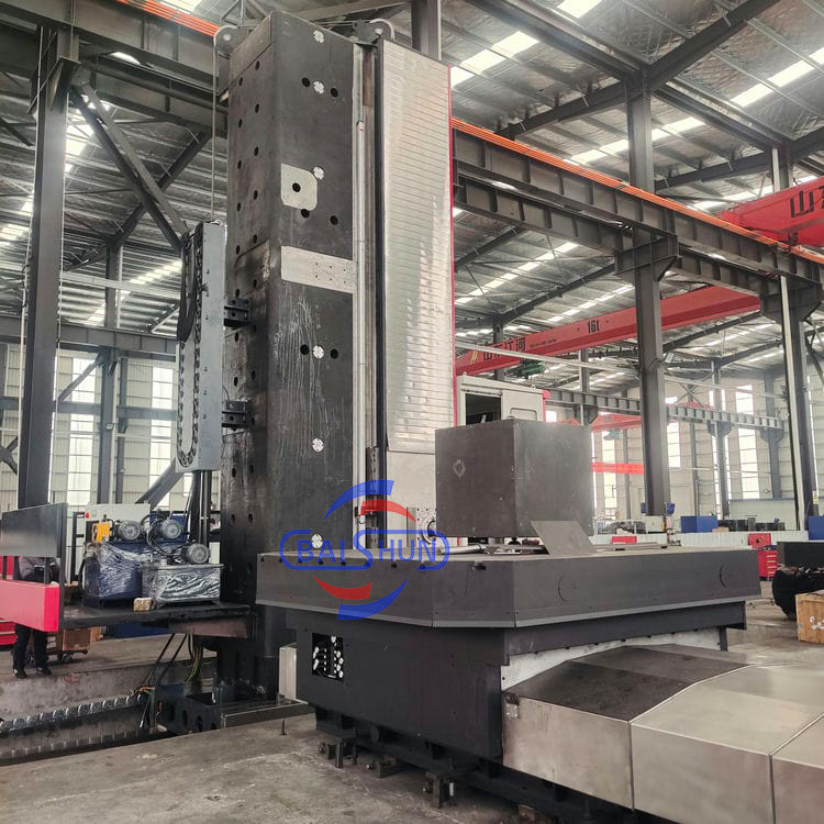 Russia Popular High Efficient Floor Type CNC Boring And Milling Machine With Milling Head