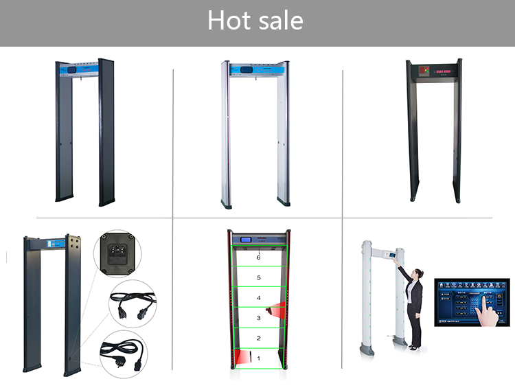 Electronic Full Body Metal Detectors 33 Zones 50 - 60HZ For Commercial