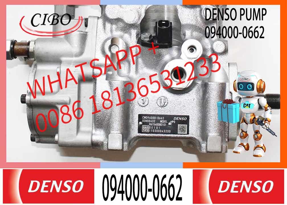 Diesel Fuel Pump 094000-0662 High Quality Common Rail Injection Pump R61540080101 for SINOTRUK HOWO