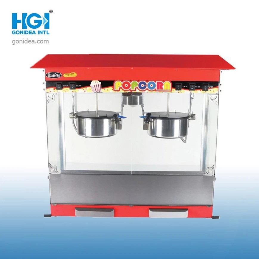Snack Food Quick Heating Stainless Steel Popcorn Maker Machine For Business