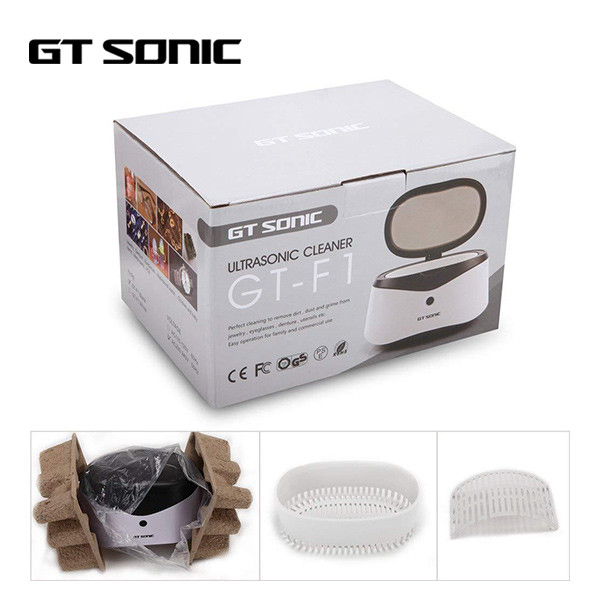 Portable Ultrasonic Glasses Cleaner 5 Min Auto Shut Off ABS Housing