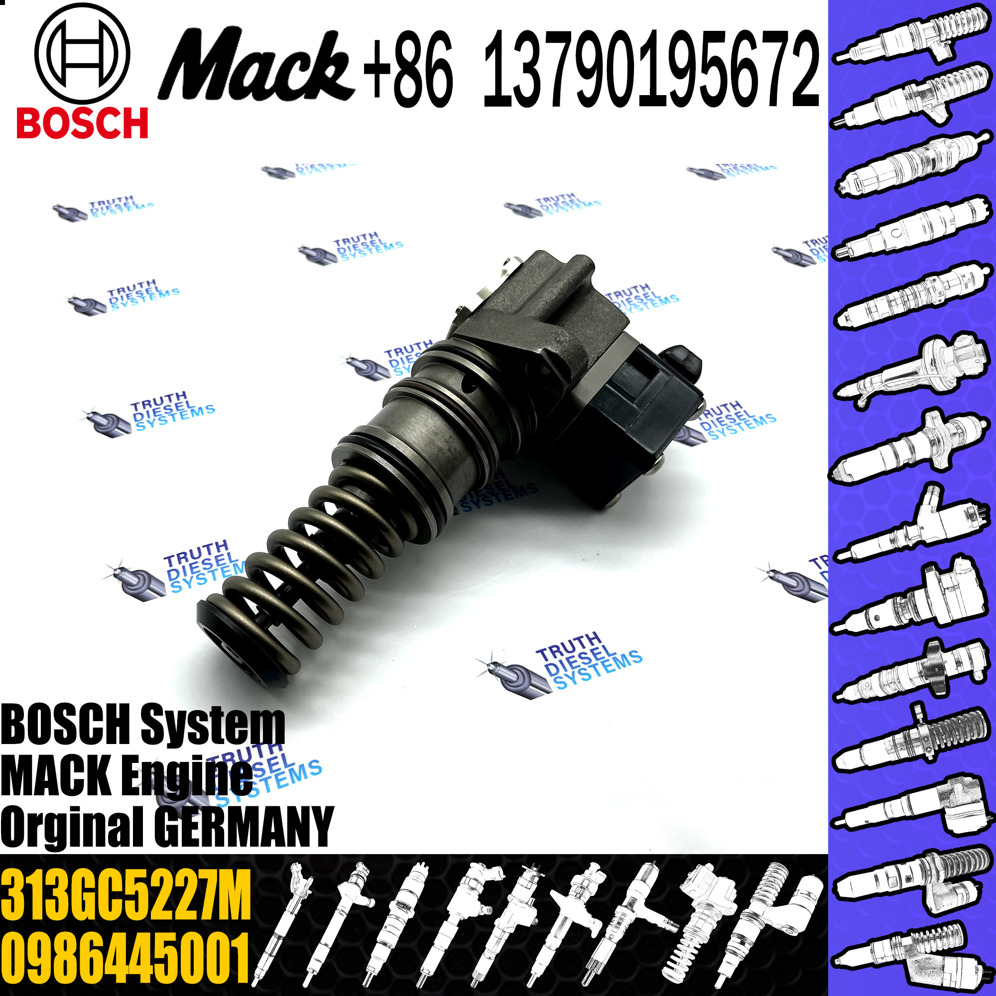 original new Diesel fuel PUMP assembly 313GC5222M 0414755002 0986445001 for truck engine