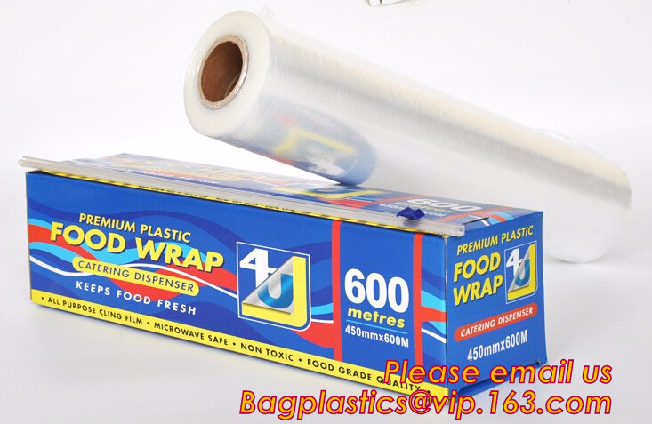 LDPE Plastic Fresh Keeping Food Wrap Cling Wrap Stretch Film, Bio-fresh food Wrap (PVC cling wrap film for food grade)