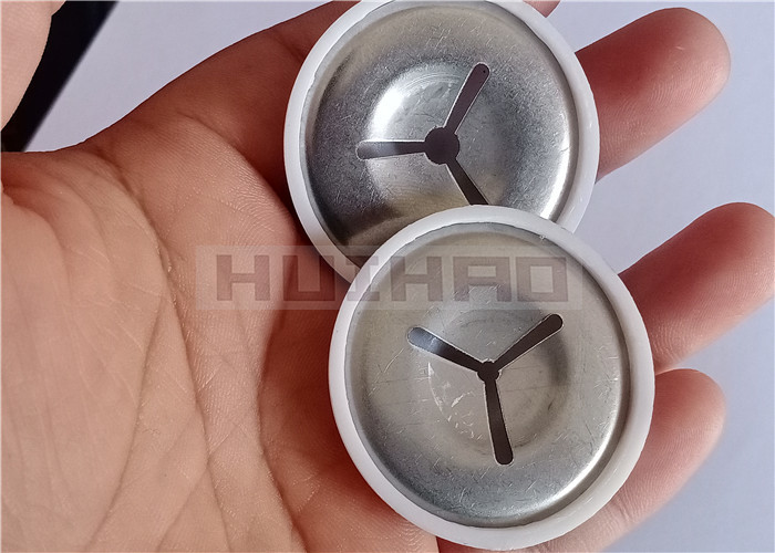 Mild Steel Insulation Clips With White Color Coating To Fix Insulation Pins