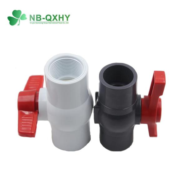 Long Service Life PVC/UPVC Ball Valve in Compact Design for Different Sizes and